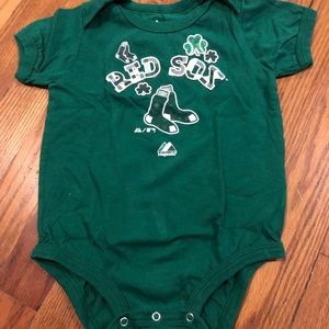 Red Sox St Patty’s Day Onesie